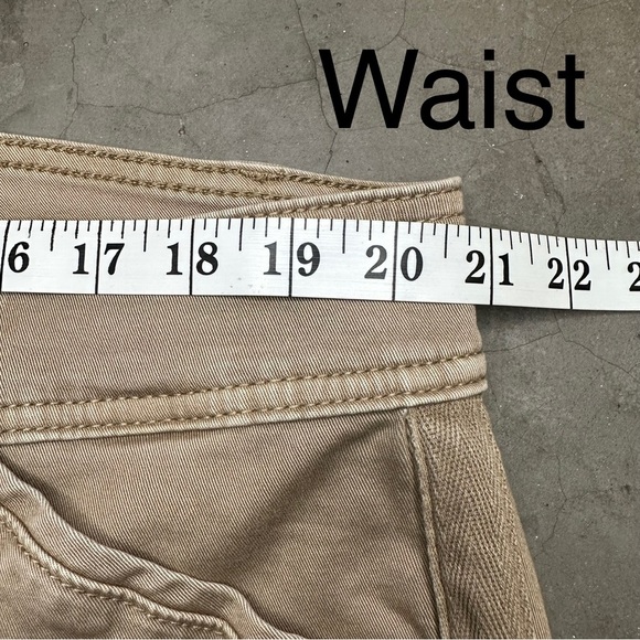 Torrid Beige crop aviator skinny stretch twill mid-rise pant Sz20 - Picture 7 of 8